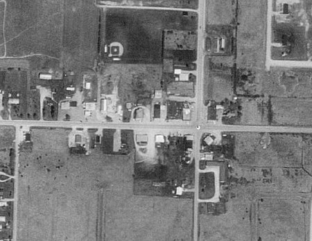 Paul Bunyan Drive-In Theatre - Aerial